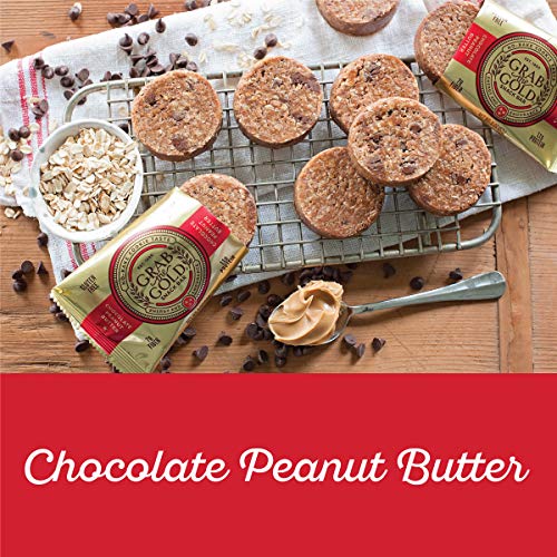 Snack Bars By Grab The Gold - Organic, Gluten Free, Vegan, Kosher, & Dairy Free - 11G Of Protein – Chocolate Peanut Butter (4 Count) #TOP1
