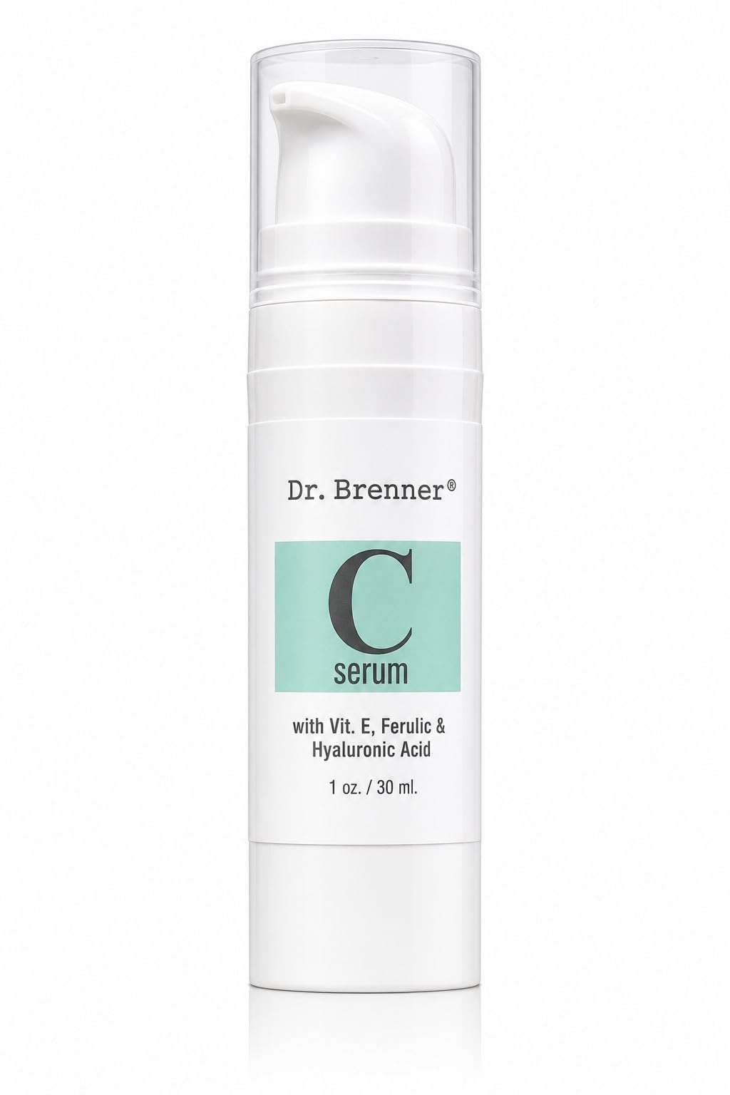 Serum witaminy C 20% czysty kwas L-askorbinowy, kwas ferulowy, witamina E i kwas hialuronowy do twarzy i oczu, 30 ml od dr Brenner