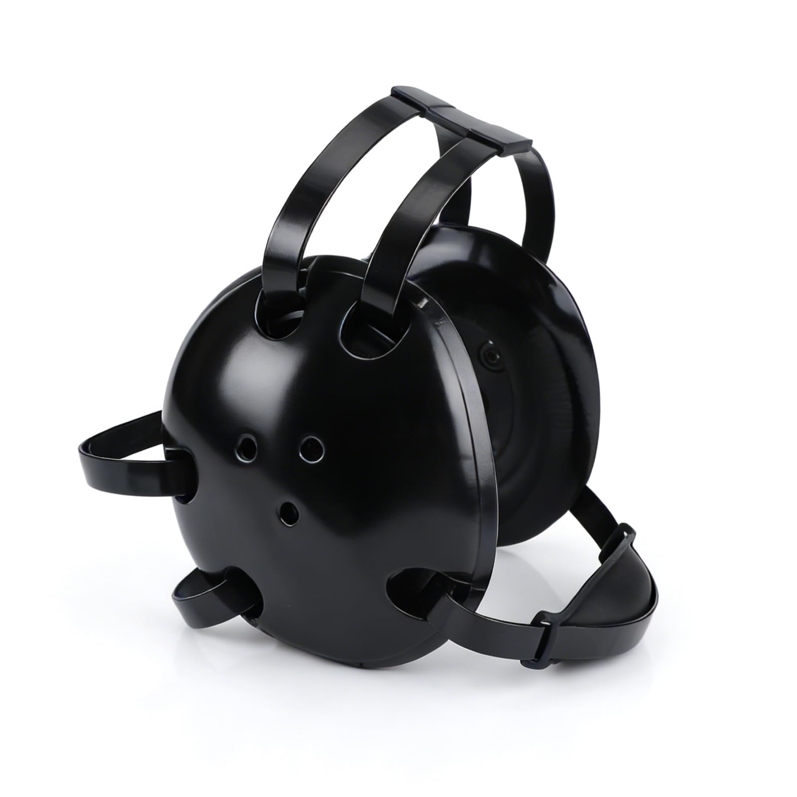 Youth Wrestling Headgear, Adjustable Kids Wrestling Ear Guard with 5-Point Strap System Lightweight Protective Headgear for Boys & Teens Wrestlers Training and Competition (Black)