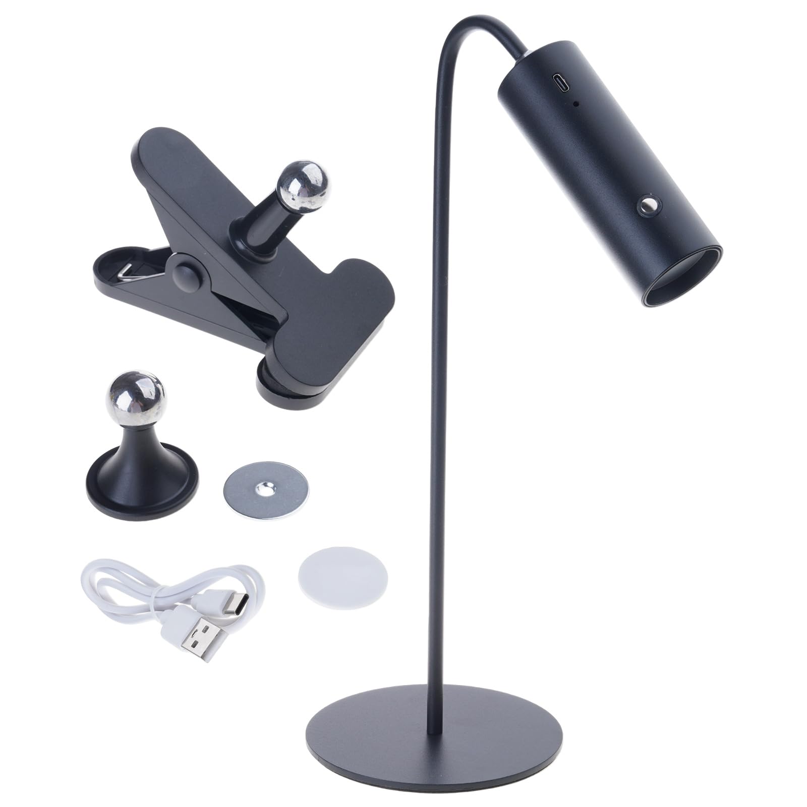 Nucelit Reading LED Desk Lamp Base Touch Adjustable Brightness Portable Bedroom Light Suitable for Study and Relaxation Bedroom Light