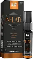 Inflate 15g Gel Vasodilatador Masculino com Efeito Quente Canela