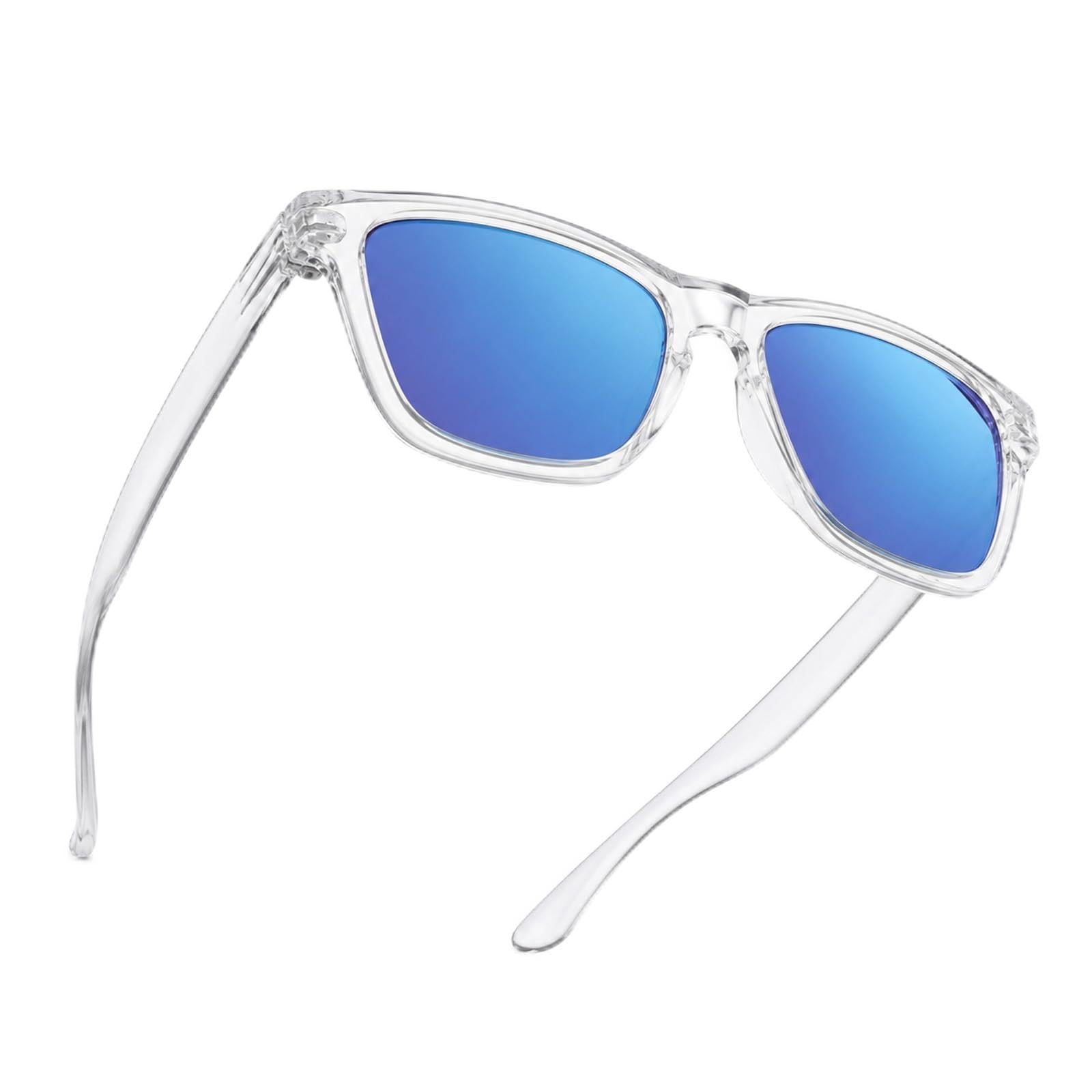 MarcoMoretti Occhiali da Sole UV400 Lenti Blu Unisex