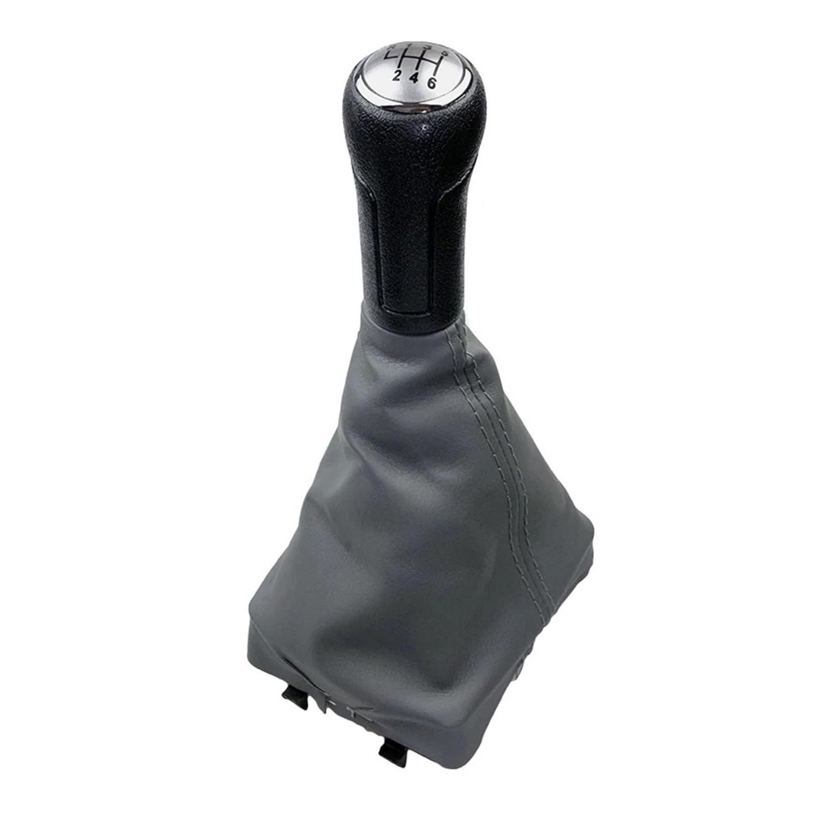 SAUANMNKTP Gearshift Knob for VW for Polo 9N 9N2 9N3 2001-2009 Car Gear Shift Knob Lever Shifter Gaiter Boot Cover
