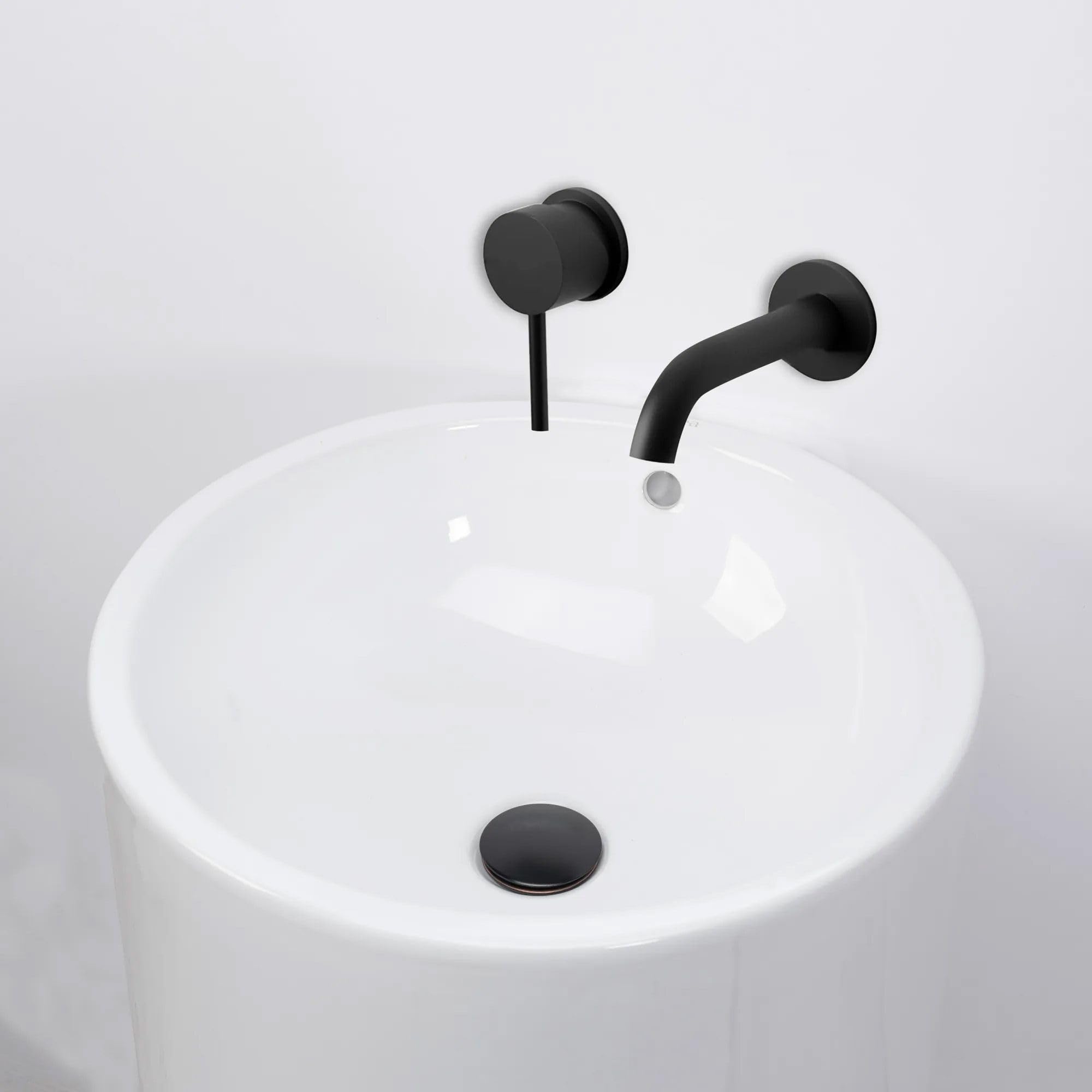 Rea ESTERA Lavabo Independiente Lavabo de baño 46 x 46 x 85 cm Cerámica (Blanco)