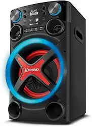 TORRE DE SOM MONDIAL TM-1200, luzes, Bluetooth, 1200 W RMS, APP