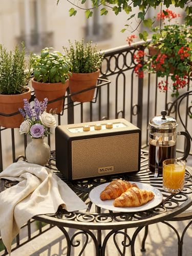 Image of MLOVE A200 Retro Bluetooth Speaker for Home