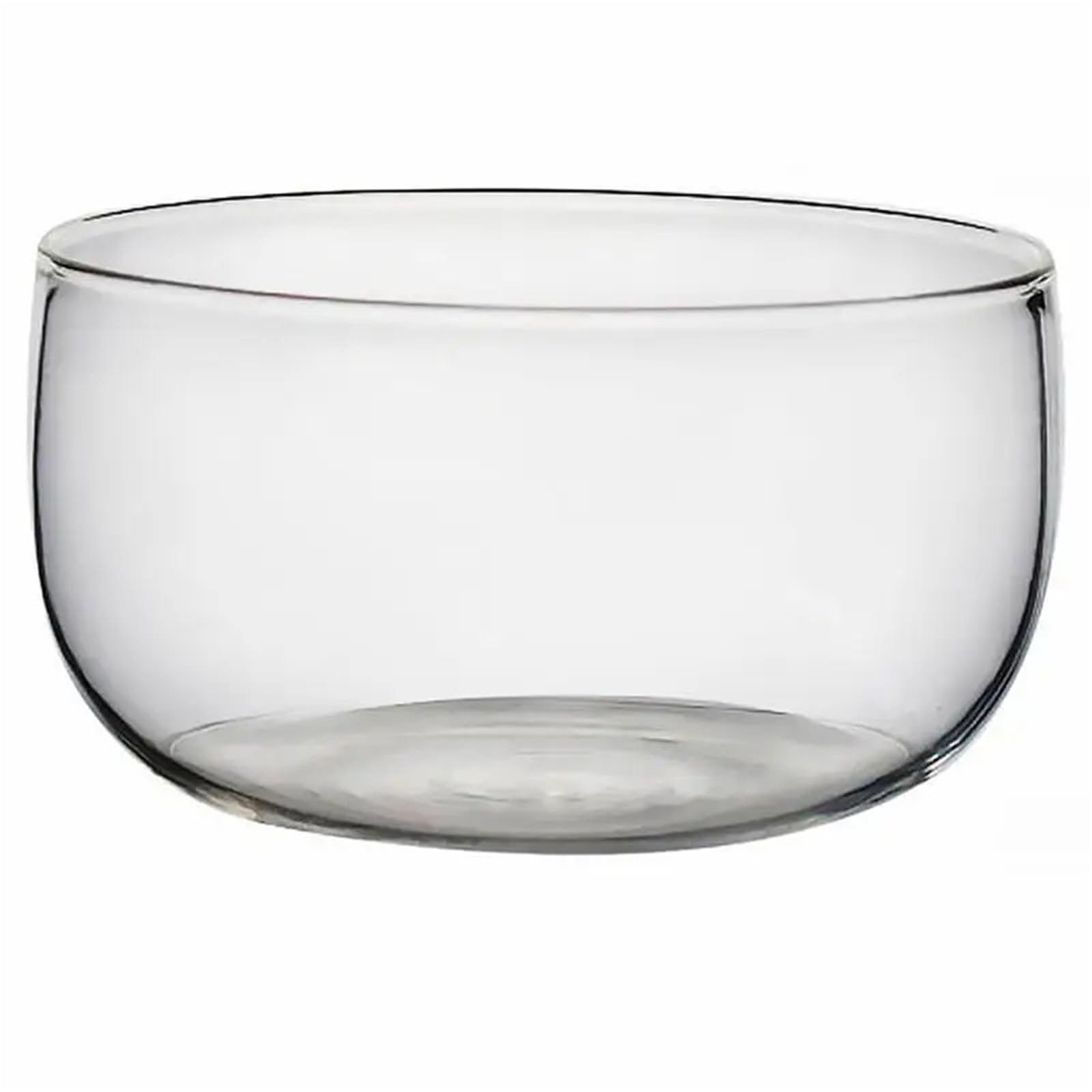 Ensaladeras Cuenco de vidrio for ensalada, cuenco transparente resistente al calor for almacenamiento de postres y frutas, for tienda en casa, herramientas de cocina Para Cereales, Ensalada(550ml)