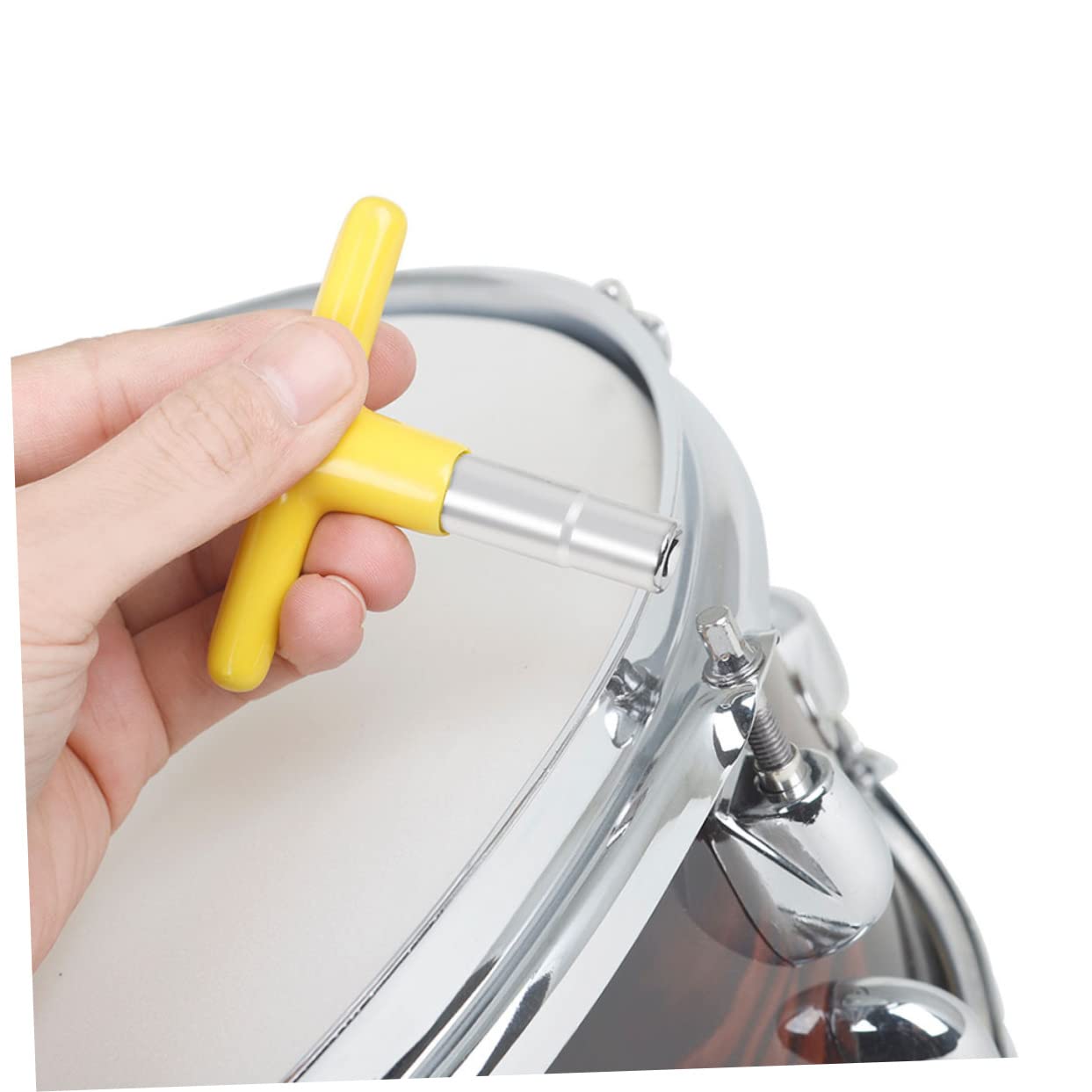 Toyvian 3Pcs Drum Tuning Keys Shaped Drum Wrenches with Grip Durable and Lightweight Drum Key Tools for Drummers for Beginners and Professionals