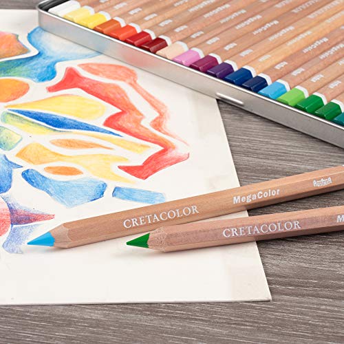 Image of CRETACOLOR Megacolor Tin Set, Set of 36, Multi