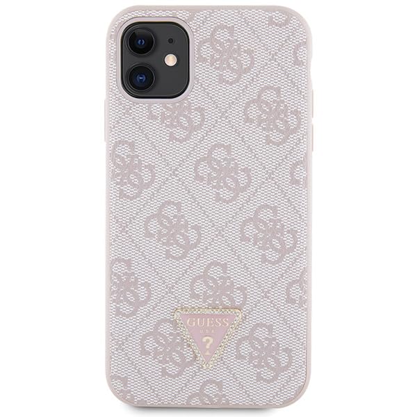 Cover Per IPhone 11 Guess - Custodia Protettiva Con Logo Metallico, Rosa - Foto 5