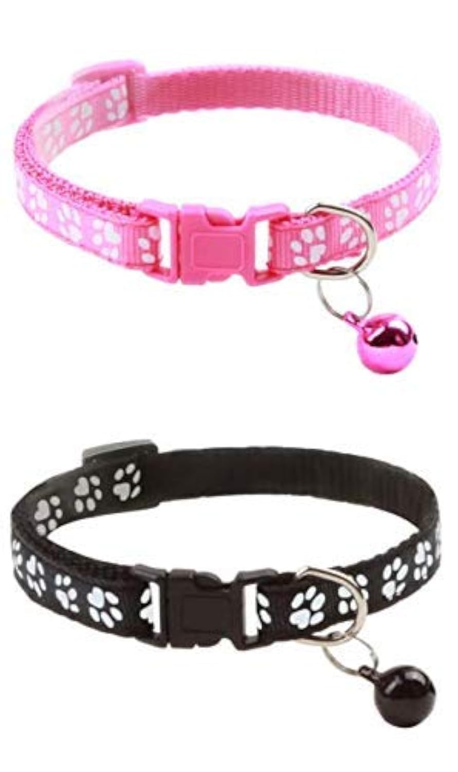 Dog Trust 2PCS Breakaway Bowtie Cat Collar -Cat Collar with Bell Kitten Collars with Bell Charm, Solid & Safe,Mixed Colors (B09BNPY4KT) Amazon Price History, Amazon Price Tracker