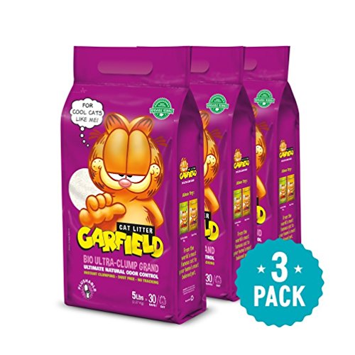 Garfield Cat Litter, Standard Grains, Flushable, 15 lbs