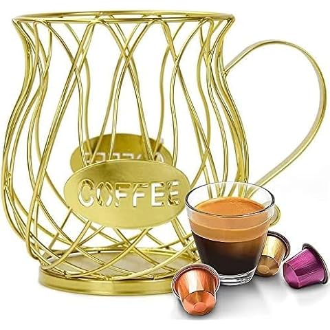 Deamos Coffee Pod Organizer with Large Capacity Cover