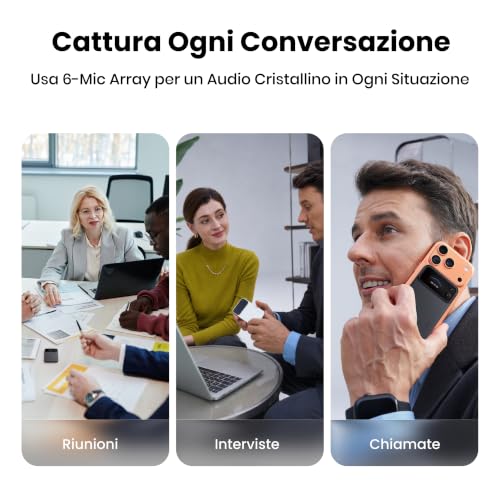 Comu Action Pro Registratore Vocale AI, Assistente Intelligente per Note 6 Comu Action Pro Registratore Vocale AI, Assistente Intelligente per Note - immagine 6