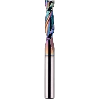SpeTool Spiral Groove Cutter 6 mm Shaft Upcut 24 mm Cutting Length Spiral Cutter with SPE-X Coating CNC Milling Cutter for Router 2 Flutes Groove Cutter Solid Carbide End Mill Wood Cutter Slot Cutter Wood