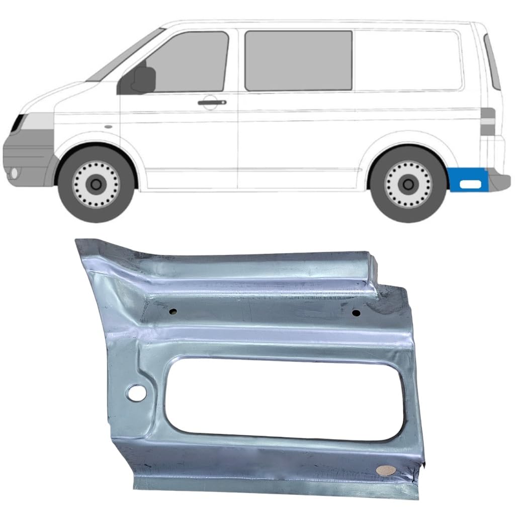 Reparaturblech Kotflügel hinten für Volkswagen Transporter T5 2003-2015 / Links