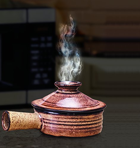 BestofTv/M6 SW01 Visto en TV Wave Piedra Cazuela Microondas Cerámica 15,5 x 10,5 x 25 cm