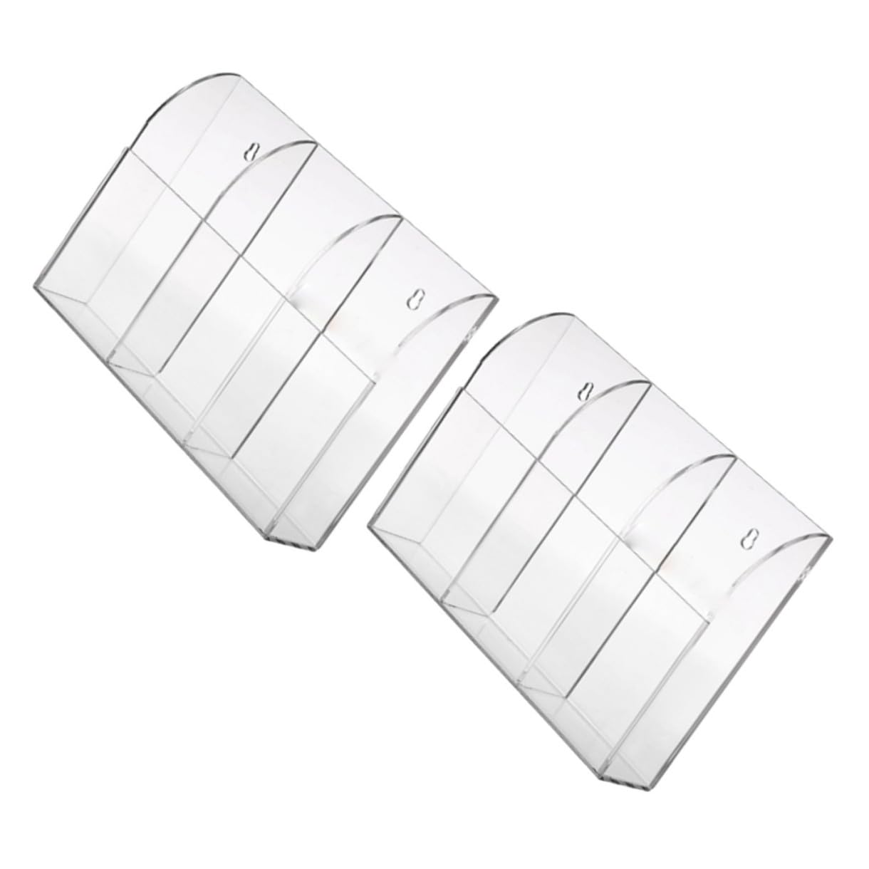 ABOOFAN Soporte De Control Remoto 2 Pcs Estante De Almacenamiento Tv Organizador De Llaves Acrílico Transparente