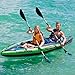 INTEX Challenger Inflatable Kayak Series: Includes Deluxe 86in Kayak Paddles and High-Output Pump – SuperStrong PVC – Adjustable Seat with Backrest – Removable Skeg – Cargo Storage Net