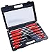 Price comparison product image Amtech W5600 Mechanics Screwdriver Set Magnetic Tips, Steel Blade Flat Head Slotted and Phillips, Hex Bolsters use with Wrench or Socket