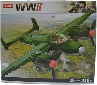 Green Airplane Building Toy for Kids