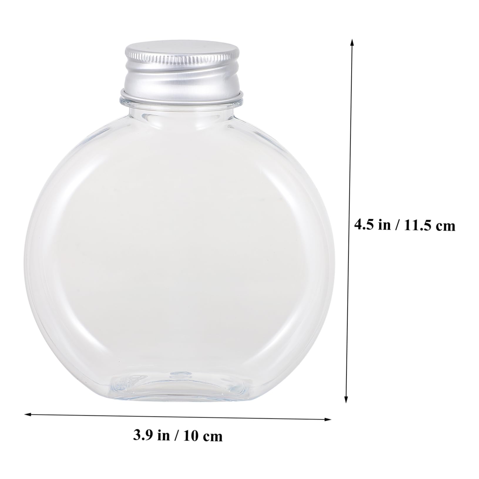 COLLBATH 300ml Juice Bottles Honey Candy Storage Leakproof Milk Tea Bottles for School Work