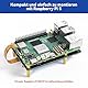 SunFounder Dual NVMe Raft für Raspberry Pi 5 PCIe Gen 2.0 zu M.2 HAT Key-M SSD Hailo-8L AI Accelerator Pip M.2 2230/2242/2260/2280, NAS RAID 0/1, Handbuch (Nicht kompatibel mit der Pironman Serie)