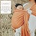 Vlokup Baby Ring Sling Carrier, Soft Baby Wrap for Newborn to Toddler, Lightweight Breathable Adjustable, Brown