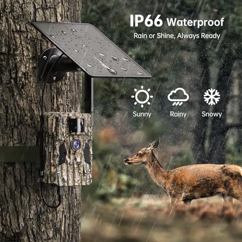 SEHMUA 3rd 4G LTE Cellular Trail Cameras with 48MP Photo 2K Live Streaming by SEHMUA - Used condition - Image 5