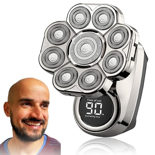 9.0 Shaver, Pro Head Shaver, Full-Body Shaving Made Simple &ndash; Head, Face, Body & Below The Waist (Silver)