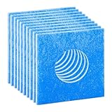 226 x 226 mm Loch 95 mm Luftfilter für Limodor Limot Lüfter LF/ELF und F/C, Typ F-LF/5 00010 LIG, Ersatzfilter, Staubfilter, Limodor-Filter (10 Stück)