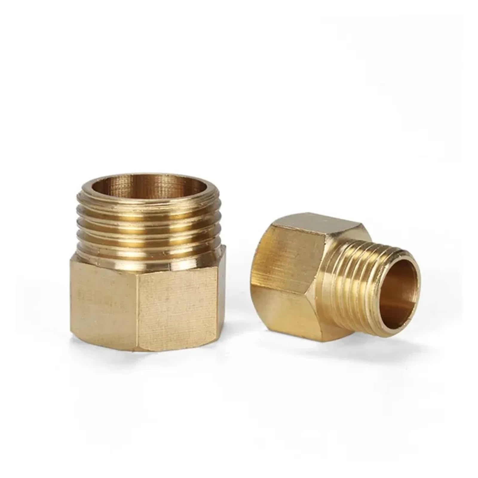 IDGTTLDF Copper 1/2" Male to M20x1.5 Female Threaded Brass Coupler Brass Pipe Fitting IDGTTLDF