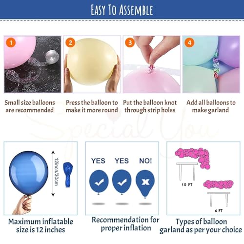 Image of Special You Teddy Bear Theme Birthday Decoration Items with Teddy Bear Foil Balloon, Pastel Peach & Blue Balloons for Decorations, Birthday Decoration kit for Baby Girl -64 Pcs