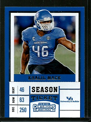 2017 Panini Contenders Draft Picks Season Ticket #58 Khalil Mack Buffalo Bulls Collegiate Football Card