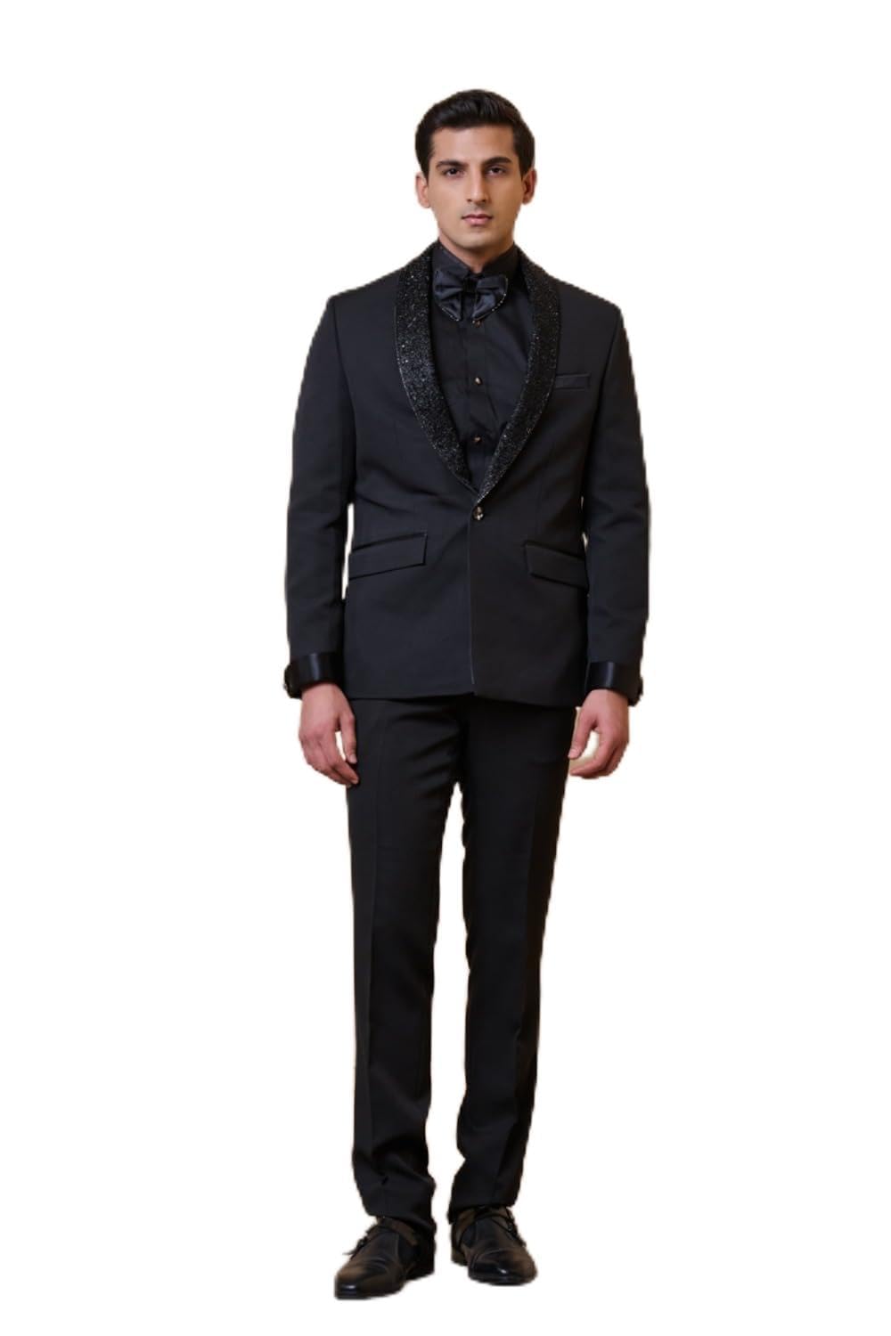 tasva Black Dinner Jacket-picture-13