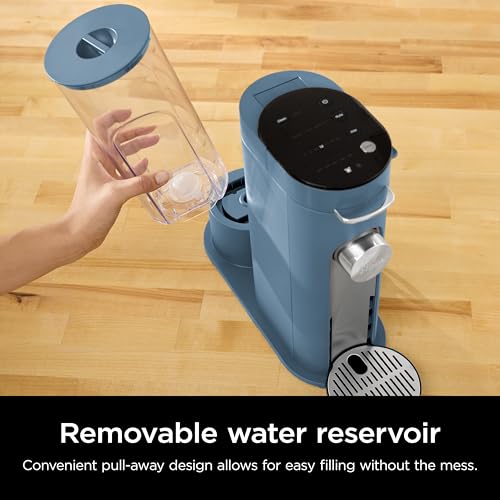 Ninja Pods & Grounds Single-Serve Coffee Maker, K-Cup Pod Compatible, 56-oz. Reservoir, 6-oz. Cup to 24-oz. Travel Mug Brew Sizes, Iced Coffee Maker, Blue, PB041BL