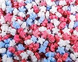 FunPak Plant Based Biodegradable Packing Peanuts 1.5 cu ft Bag Compostable (Red, White, Blue Stars)