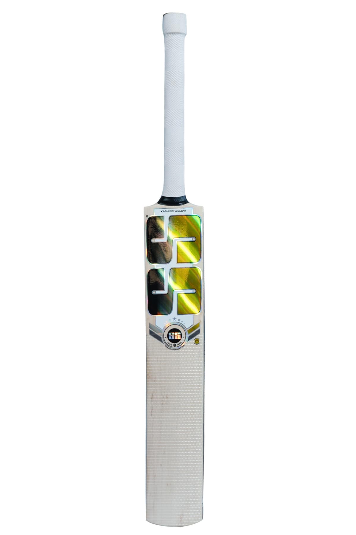 SS Dre Russell Kashmiri Willow Cricket Bat, 1200 Grams, Short Handle for Men, Premium Willow for Leather Ball, Lightweight, Strong Grip, Shock Absorption, Ideal for Professional Players-image-34