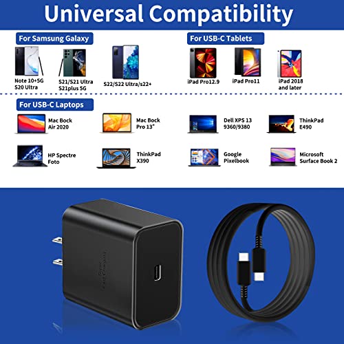 2-Pack 45W USB C Fast charger for iphone13 12,Samsung Galaxy S23 Ultra,S23+,S23,S22,S22+,S22 Ultra,S20 Ultra, Note 10+, Note 10+ 5G,Galaxy Z Fold 4/Z Flip4/Z Flip 3 Galaxy Z Fold 3 5g,