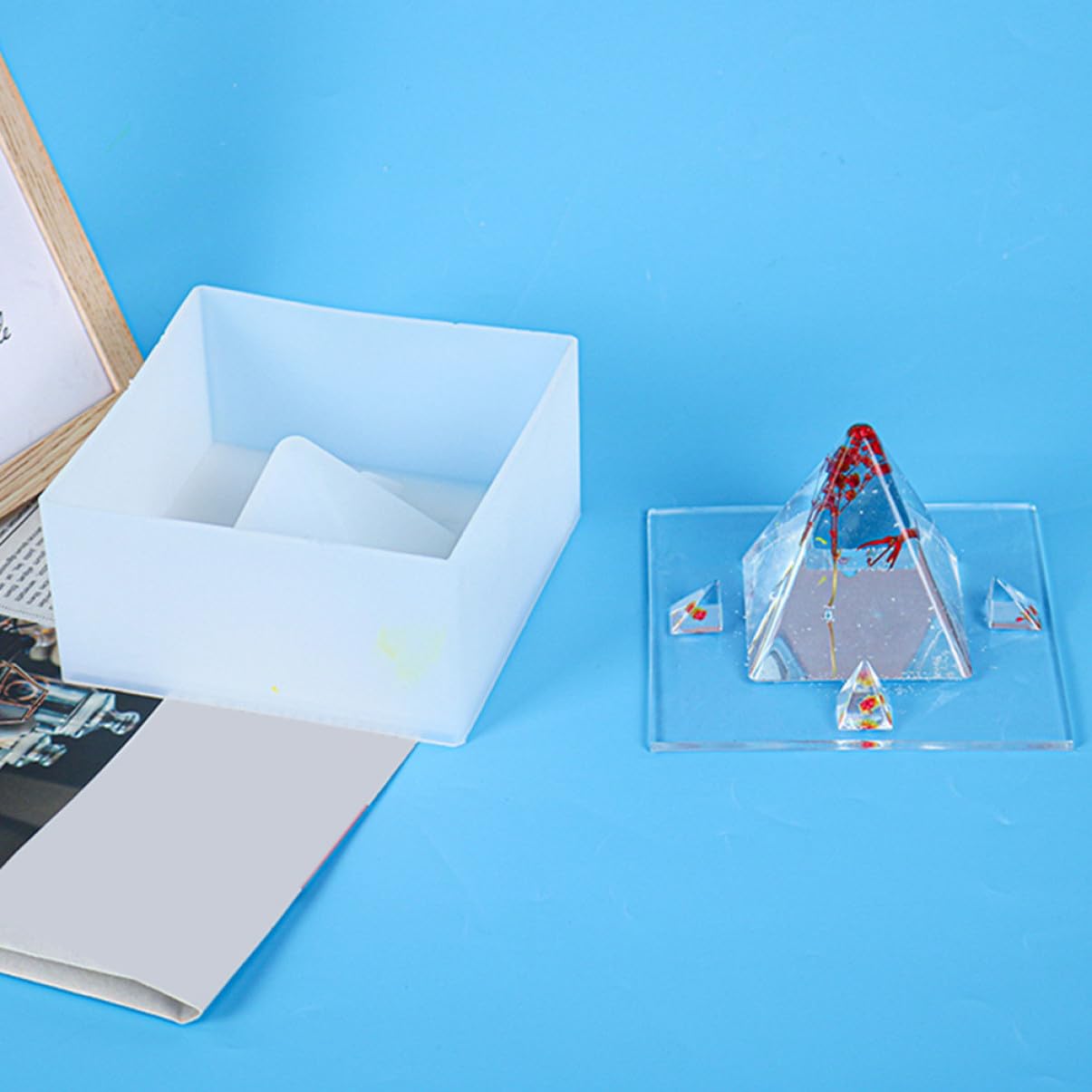 3 Pezzi Stampo in Silicone per Fai da Te Mould per Decorazioni Creative Flessibile e Riutilizzabile Facil Pulire Sformare per Artigianato e Regali Personalizzati