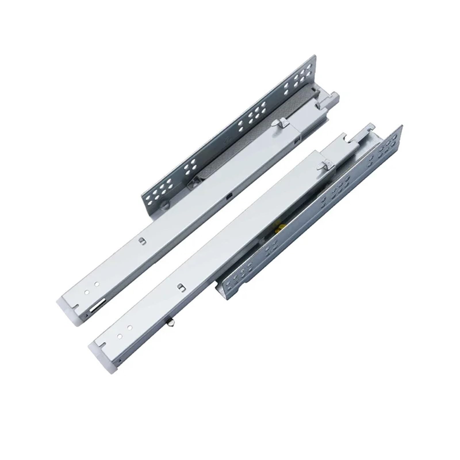 Drawer Slides，1pair Hidden Silent Slide Rail Undermount Concealed 3 Fold Extension Soft Close Slides Furniture Hardware Parts(Bounce Style,20 inch)(Bounce Style,20 inch)