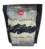 Lucky Country Aussie Style Organic Soft Licorice Candy, 2 Lb (Traditional Black)