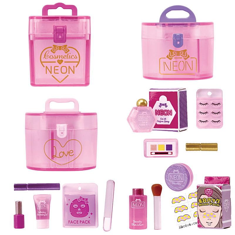 2スクープ＋ガチャ2個❣️メイクボックス付き Amazon | コスメとメイクボックス NEON [全6種セット(フルコンプ