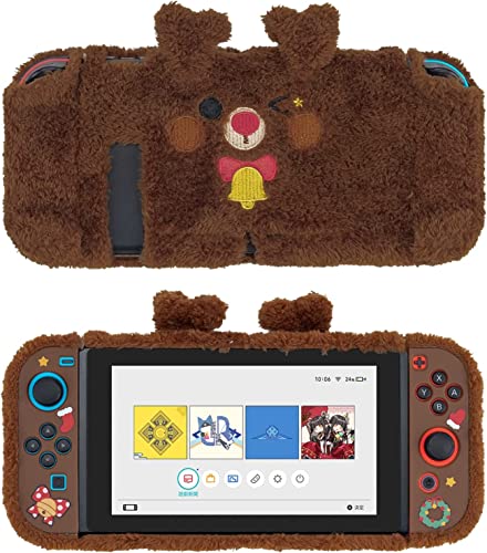 GeekShare Plüsch Schutzhülle Rentier Nintendo Switch