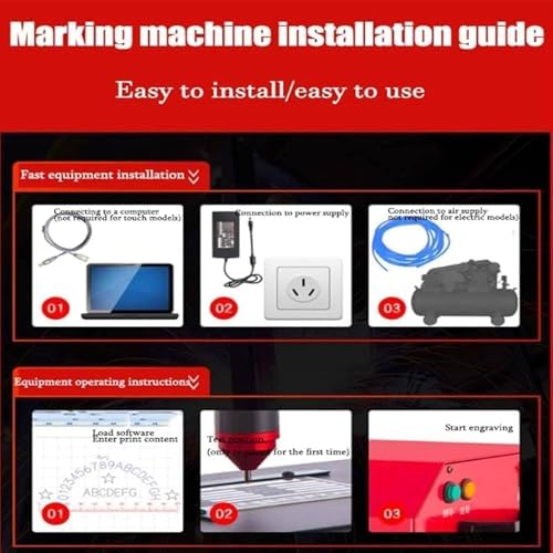Portable Pneumatic Dot Peen Marking Machine - Air-Powered Engraving Tool for VIN Codes, Numbers & Letters - Adjustable Depth 0.01-1mm, Ideal for Metal & Plastic Marking