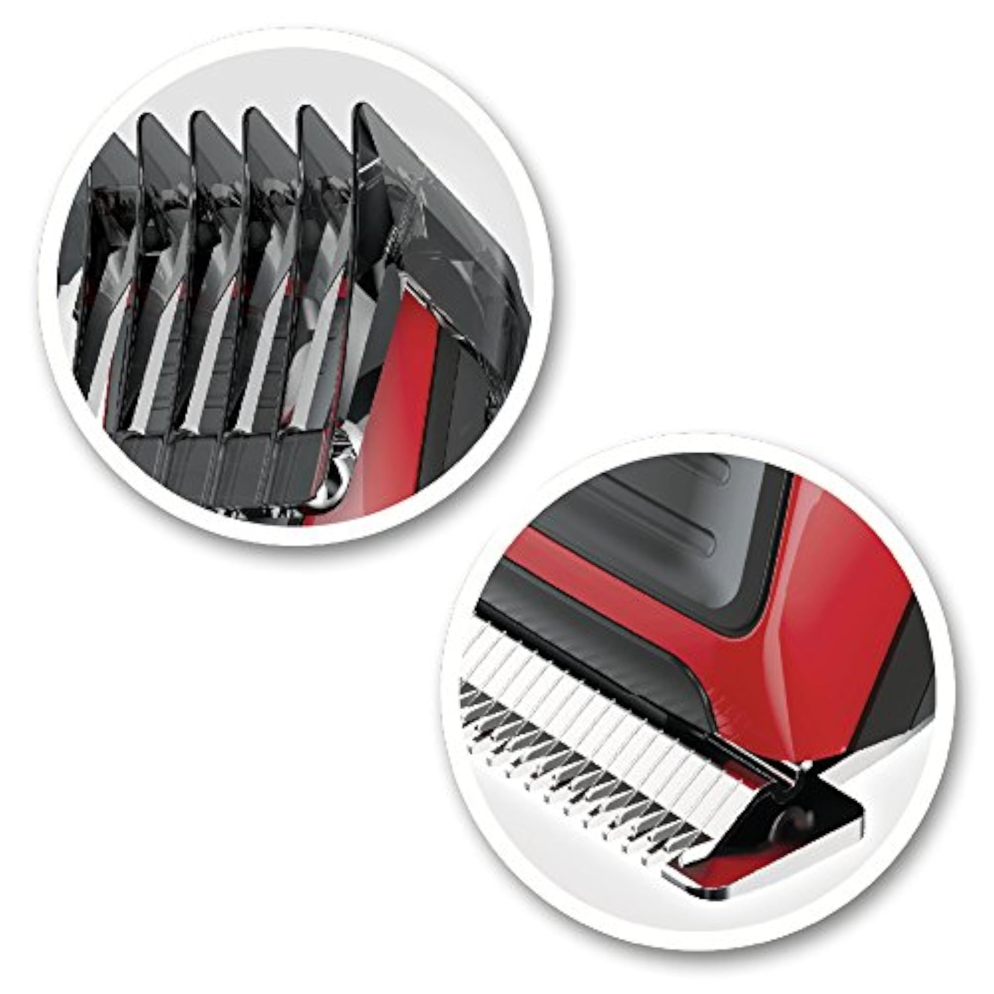 Men's Hair Clipper My Groom HC5100, Stylish Red/Black Design