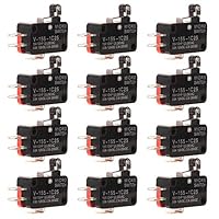5x Microinterruttore A Rullo KW11-3Z 5A 250V Con Leva Braccio Limite SPDT 3 Pin - Modello U91