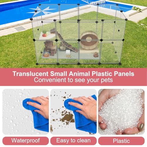 image for VISCOO 24 Panels Portable Small Animals Playpen,48