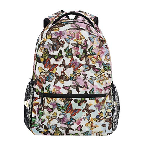 Backpacks Butterfly College School Book Bag Travel Hiking Camping Daypack