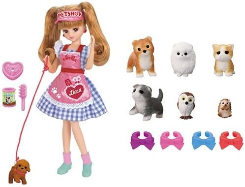 Amazon Co Jp リカちゃん ペットだいすきトリマー にぎやかペットセット ペット用品